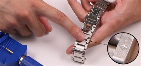 sekonda watch strap link removal.